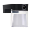 APLIQUE SOLAR CILINDRICO 4 W 500 Lm, 3.000/4.000/6.500 K, 3CCT, CON SENSOR, NEGRO