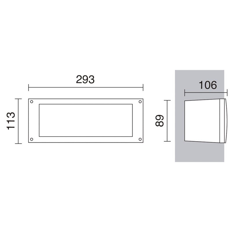 Empotrable pared DEVON