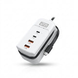 Regleta de carga USB 4+1