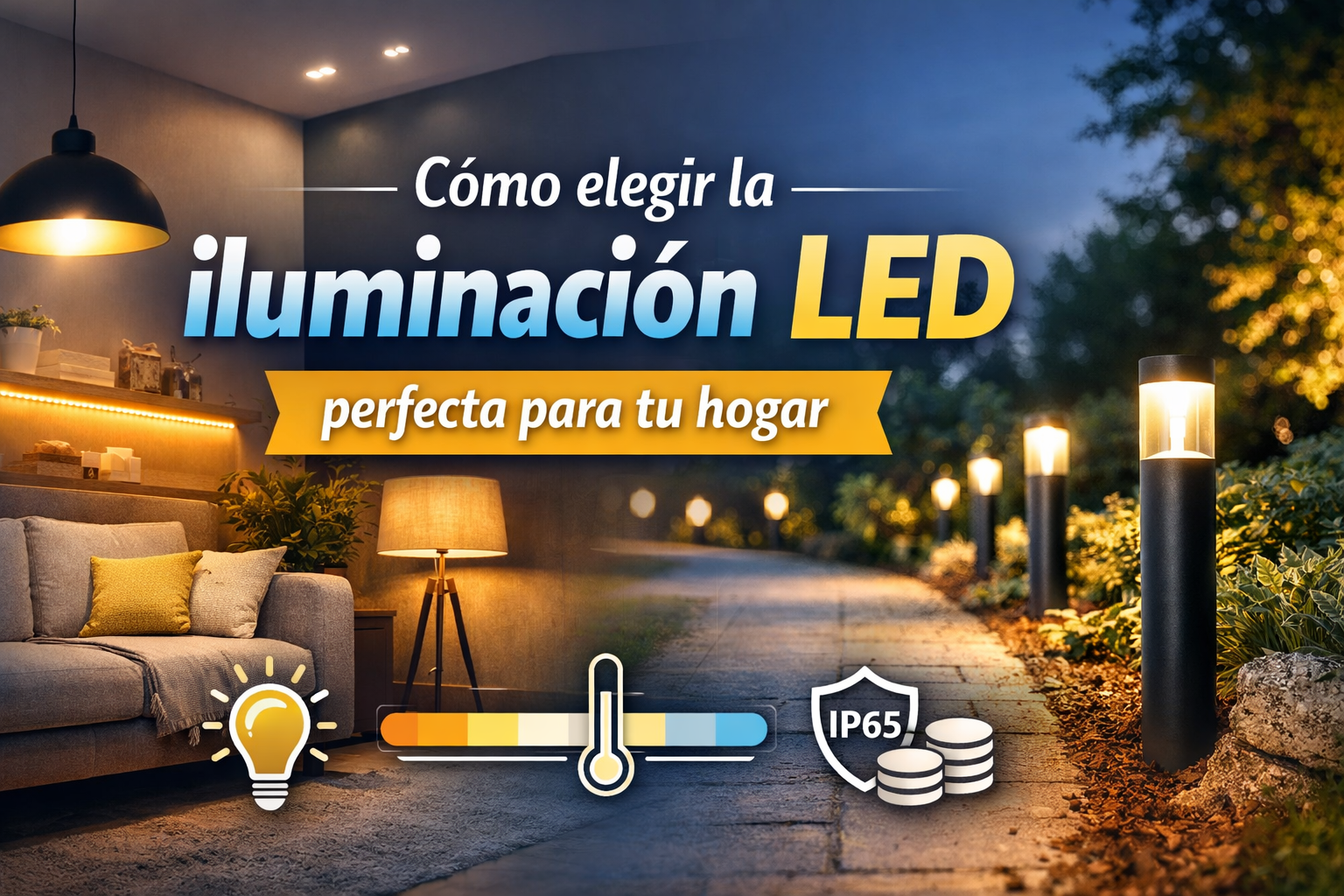 Cómo elegir la iluminación LED perfecta para tu hogar: guía completa y práctica