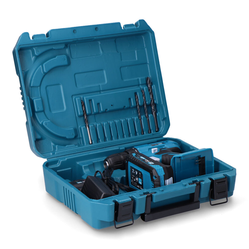 Kit Atornillador 20 V con Maletín, Batería y Cargador