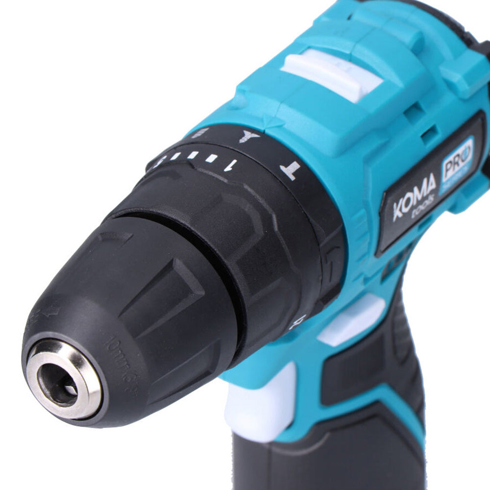 KIT TALADRO PERCUTOR BRUSHLESS 12 V CON ACCESORIOS, BATERIA Y CARGADOR