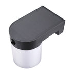 APLIQUE SOLAR CILINDRICO 4 W 500 Lm, 3.000/4.000/6.500 K, 3CCT, CON SENSOR, NEGRO