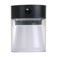 APLIQUE SOLAR CILINDRICO 4 W 500 Lm, 3.000/4.000/6.500 K, 3CCT, CON SENSOR, NEGRO