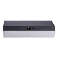 APLIQUE SOLAR RECTANGULAR 4 W 500 Lm, 3.000/4.000/6.500 K, 3CCT, CON SENSOR, NEGRO