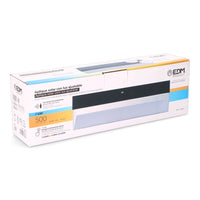 APLIQUE SOLAR RECTANGULAR 4 W 500 Lm, 3.000/4.000/6.500 K, 3CCT, CON SENSOR, NEGRO