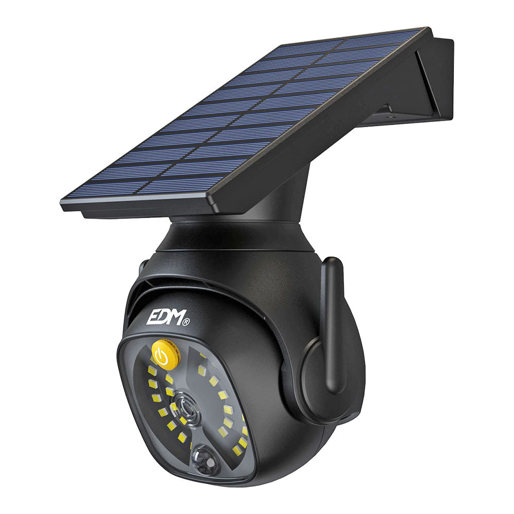 CÁMARA SIMULADA CON APLIQUE SOLAR