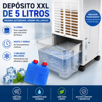 FreshBreeze Pro™ | Climatizador Portátil 3 en 1 con Depósito de 5L y Mando a Distancia