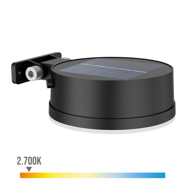 APLIQUE SOLAR REDONDO, IP 44 1,5W, 200Im 2700K