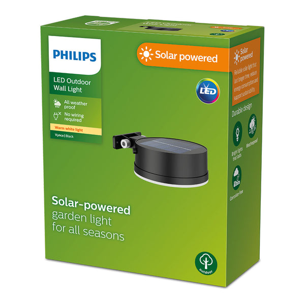 APLIQUE SOLAR REDONDO, IP 44 1,5W, 200Im 2700K