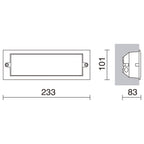 Empotrable de pared Xaloc LED