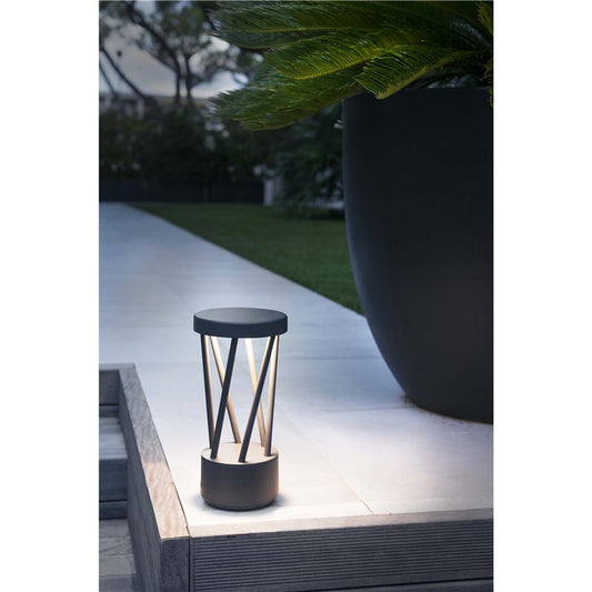 Baliza sobremuro Led Faro Barcelona TWIST 71286 Gris oscuro