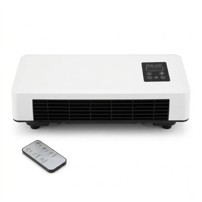 Calefactor eléctrico de pared con mando a distancia y temporizador