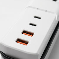Regleta de carga USB 4+1