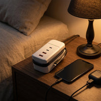 Regleta de carga USB 4+1