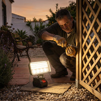 Foco LED portátil 108 W con batería recargable