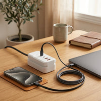 Regleta de carga USB 4+1