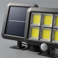 Luz de pared solar LED de aluminio