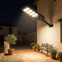 Farola solar exterior con sensor de movimiento 400 W