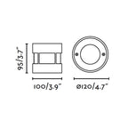 Empotrable LED exterior Suria 120
