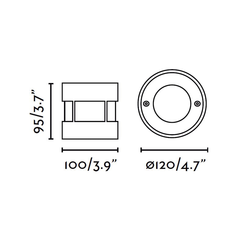 Empotrable LED exterior Suria 120