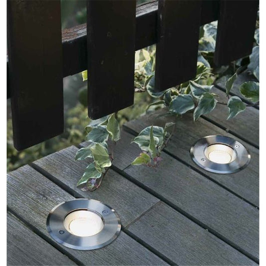 Empotrable Led exterior FARO SURIA 120 Inox 60º