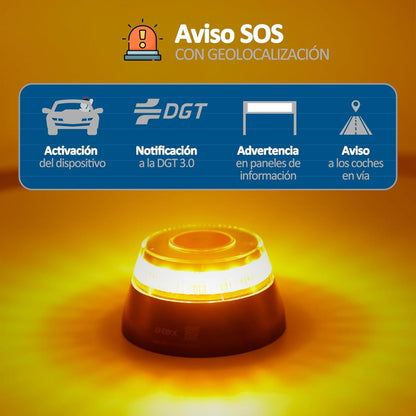 Baliza V16 DGT: visible, conectada y obligatoria