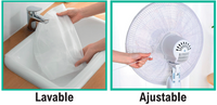 Funda Protectora para Ventilador 45 cm — Malla Resistente, Lavable y Antipolvo