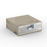 Ventilador de Techo Blanco con Luz LED y Aspas Retráctiles — Motor DC Silencioso, 6 Velocidades y Mando a Distancia