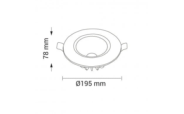 Spot Downlight LED COB