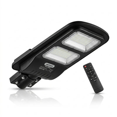 Farola solar LED 90 W con sensor de movimiento y mando