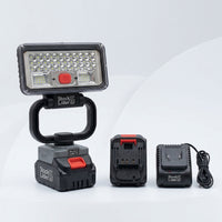 Foco LED portátil 108 W con batería recargable de 21 V