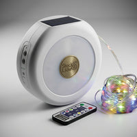 Tira de luces LED retráctil 8 m con carga solar y USB-C