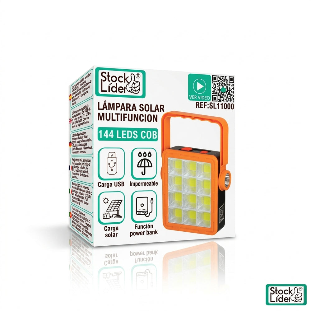 Lámpara solar multifunción