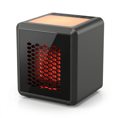 Calefactor cerámico portátil 1500 W con 3 niveles y luz ambiente