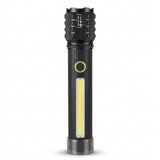 Linterna LED con zoom de alta potencia