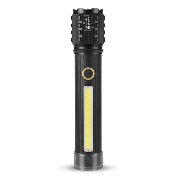 Linterna LED con zoom de alta potencia