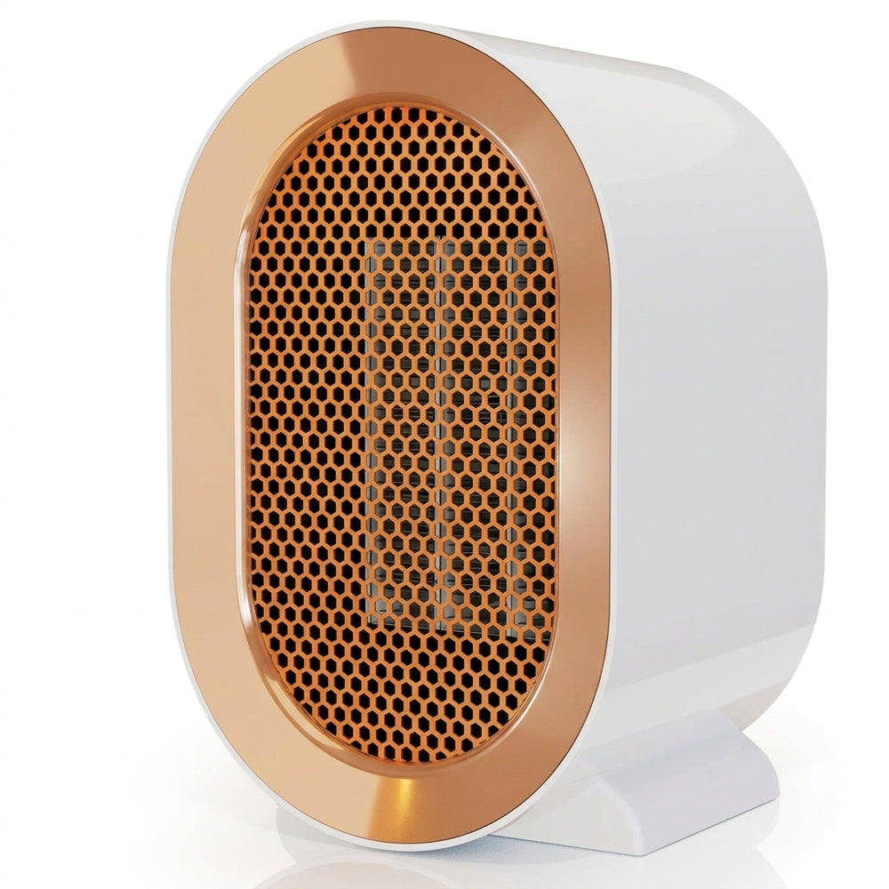 Calefactor cerámico PTC 1200 W portátil blanco