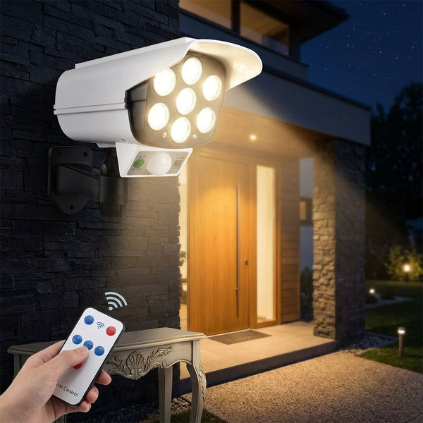 Foco LED simulador de cámara con mando