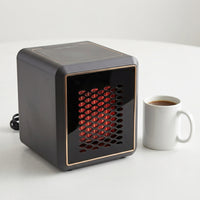 Calefactor cerámico portátil 1500 W con 3 niveles y luz ambiente