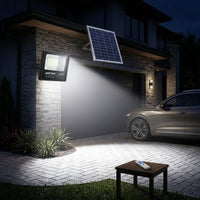 Foco LED con placa solar 100 W