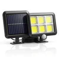 Luz de pared solar LED de aluminio