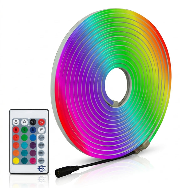 Neón LED RGB 5 m con mando