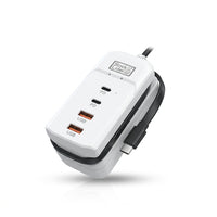 Regleta de carga USB 4+1