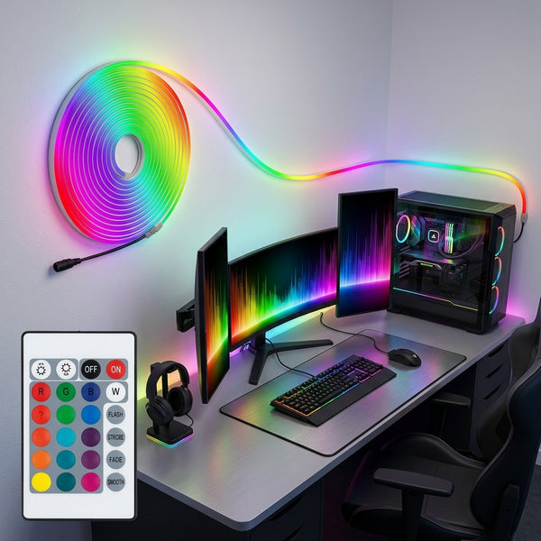 Neón LED RGB 5 m con mando