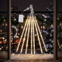 Luces de Navidad en cascada